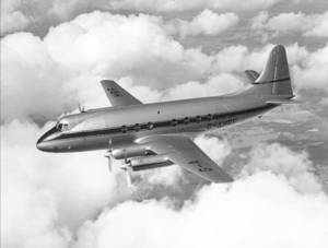 El prototipo Vickers Viscount 630 G-AHRF  - http://www.rafmuseum.org.uk/milestones-of-flight/british_civil/1950_2.html