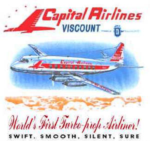 Los Viscount en la Capital Airlines