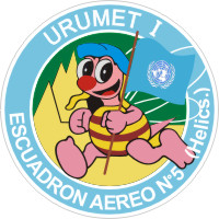 Emblema usado por todo el personal de vuelo de URUMET I y en las aeronaves